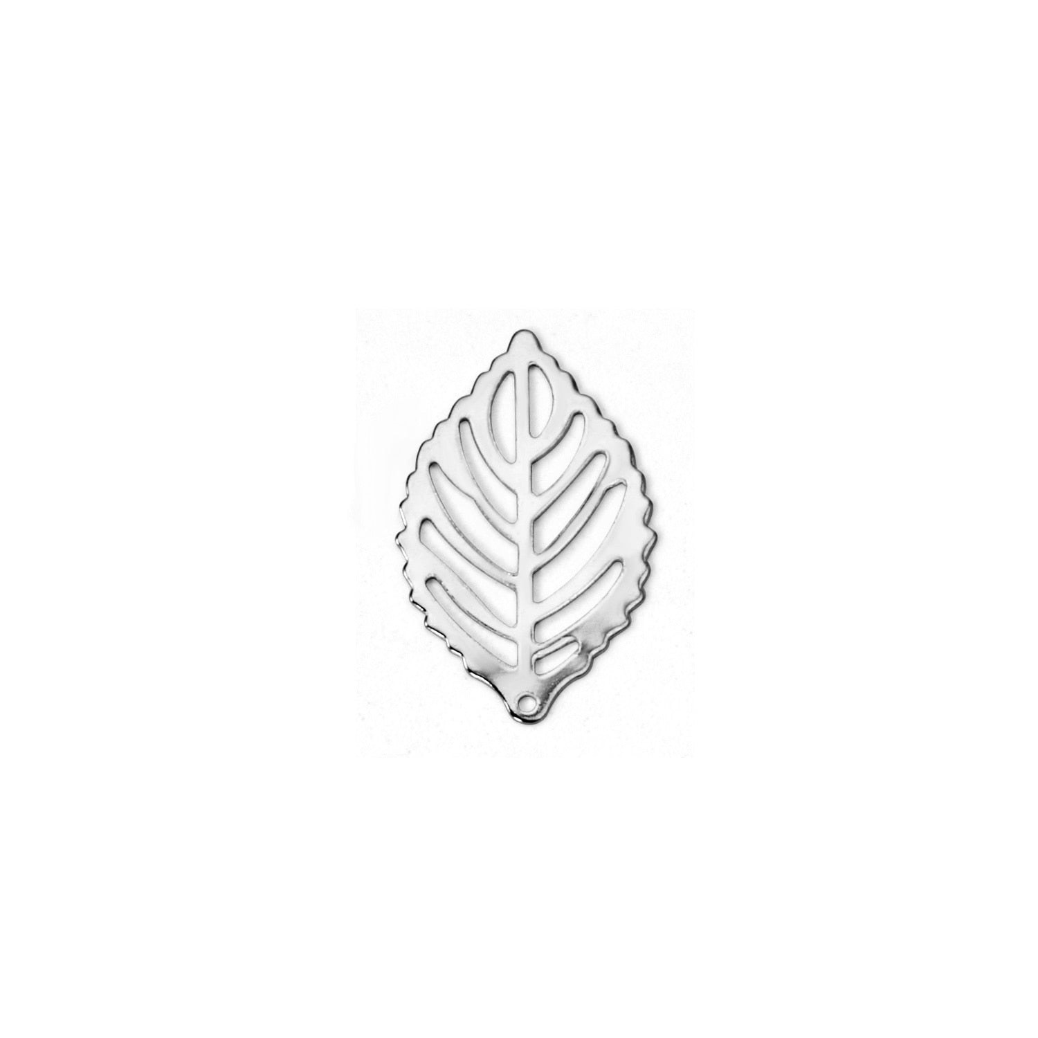 ASON 100 pcs/lots Leaf Charm 316L Stainless Steel Leaf Pendant Gold Silver Color For Necklace Bracelet Jewelry Making Supplies asonjewelry